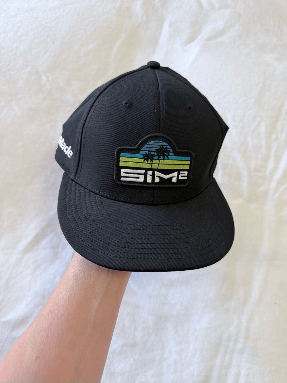Taylormade | SIM2 Golf Clubs Black Baseball Hat Cap Snapback | O/S EUC